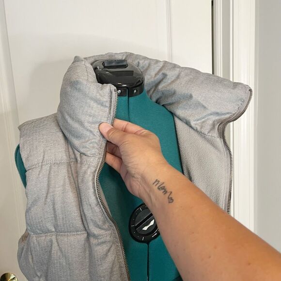 Old Navy Mock Neck Full Zip Quilted Puffer Fleece Lined Pocket Sleeveless Vest - Picture 8 of 11